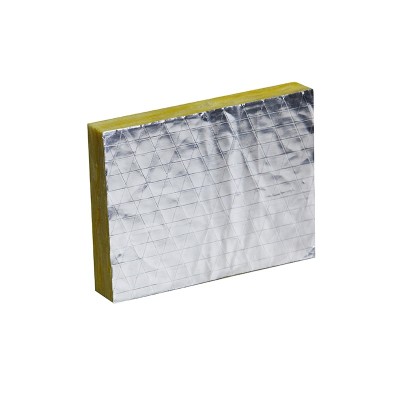 Glass Wool Boards With Aluminum Foil Cover Ce Certificate Fireproof Thermal Insulation Materials