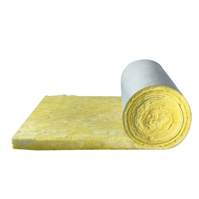 Aluminum Faced Glass Wool Roll Sandwich Panel With Aluminum Foil For Sound Insulation